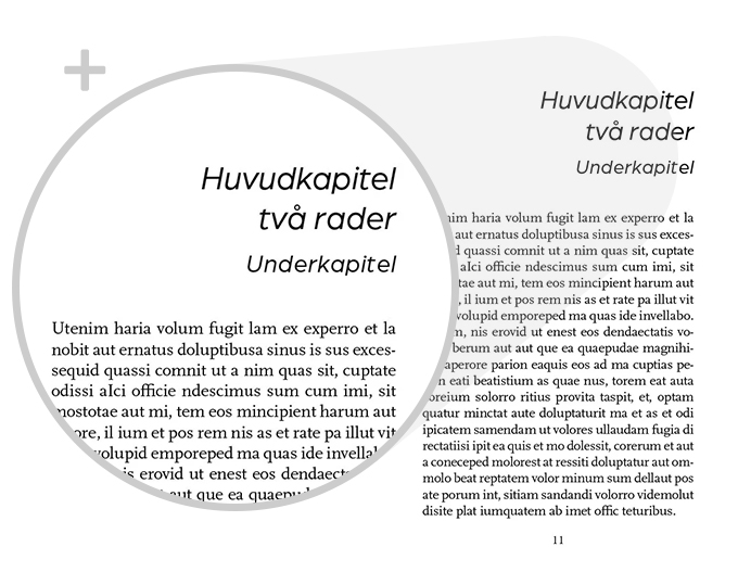 Exempel kapitel design skönlitteratur special variant individuell-förstoring