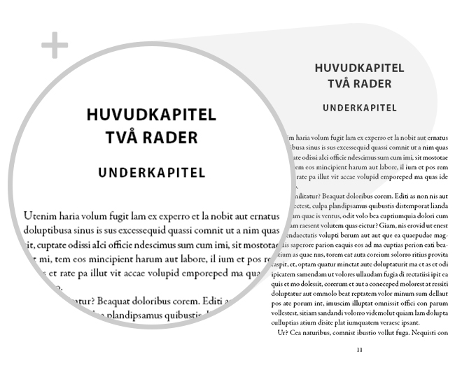 Exempel kapitel sida design skönlitteratur universal variant modern-förstoring